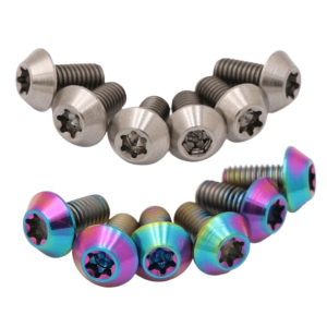 Kit de 6 vis de disque PRIDE Racing Titane T25