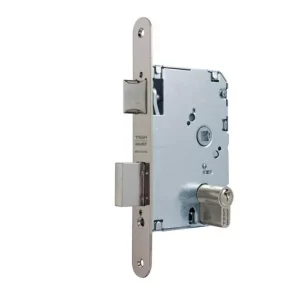 Serrure encastrée TESA série 2010 têtière ronde 60/47 mm