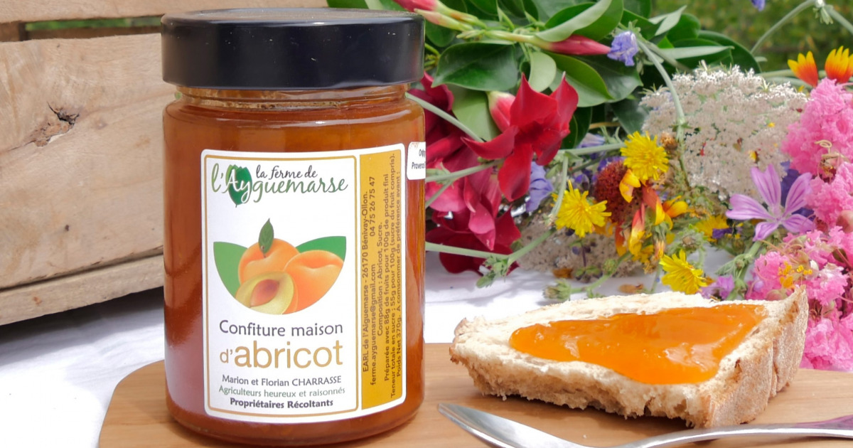 Confiture d’abricot (variété « Polonais » ou Orangé de Provence)