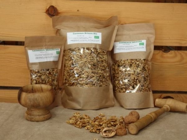 Brisure de noix BIO issue de noix de Grenoble AOP Bio – 500g