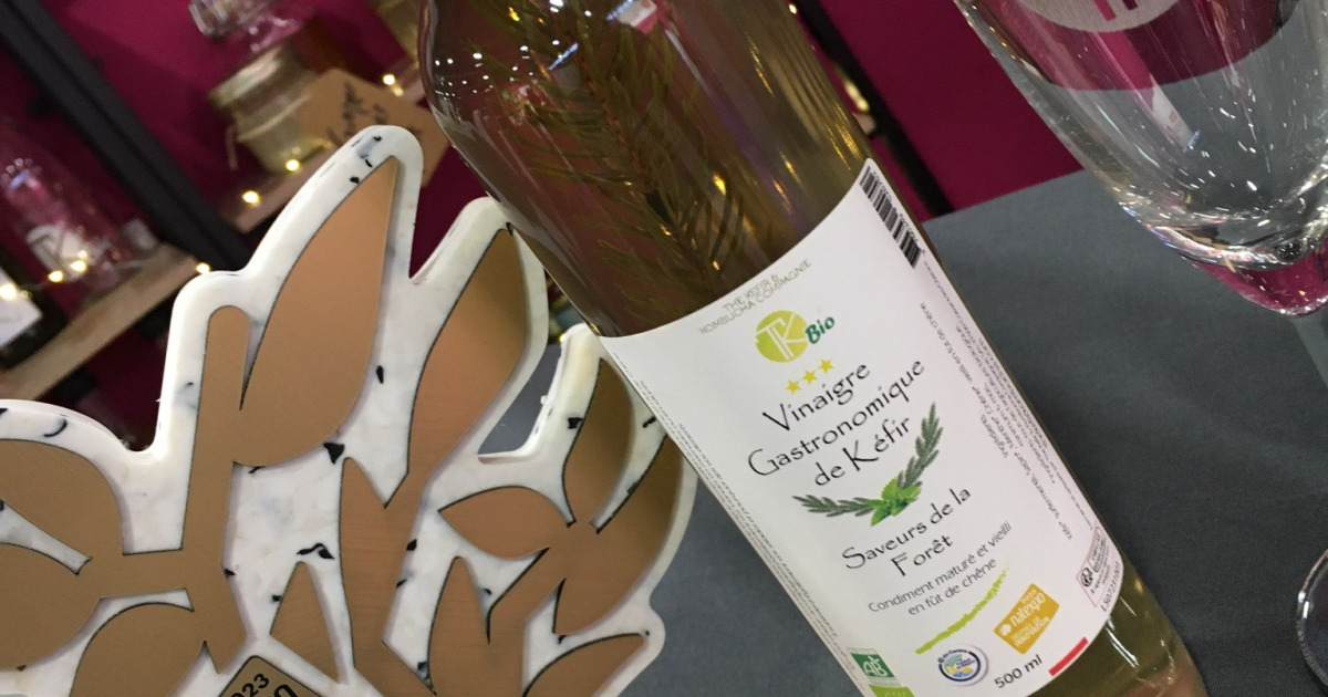 Vinaigre gastronomique de Kéfir – Saveurs de la Forêt Bio 500 ml