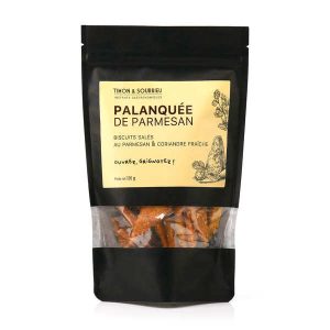 Palanquée de parmesan – Biscuits apéritif au parmesan et à la coriandre