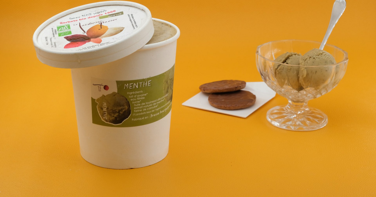 GLACE MENTHE( avoine) 1 litre – Image 2
