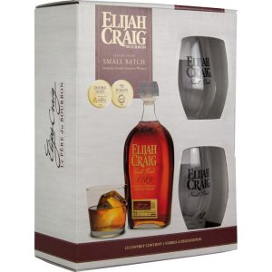 Elijah Craig + 2 verres – Bourbon Américain