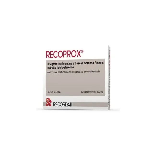 Recordati Recoprox integratore per la prostata 30 Capsule Molli